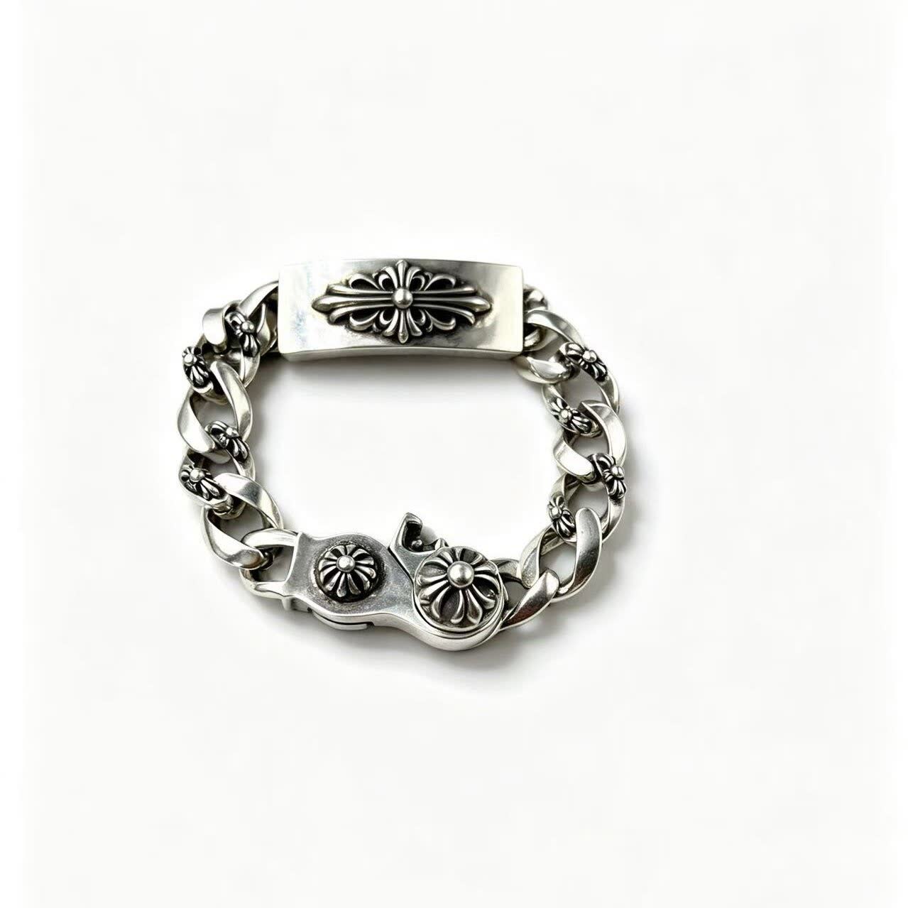 Chrome Hearts Silver Filigree Bracelet